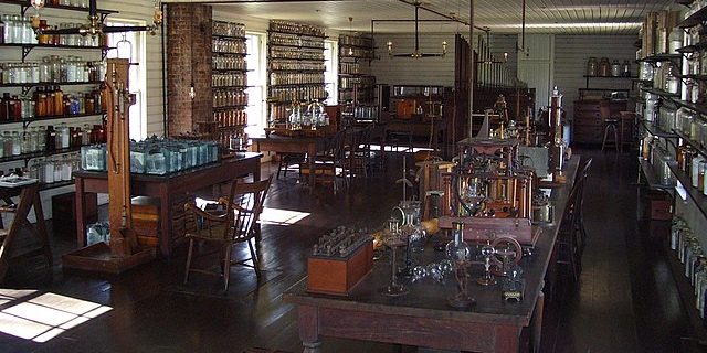 Image of replica of Thomas Edison's Lab in Edison NJ